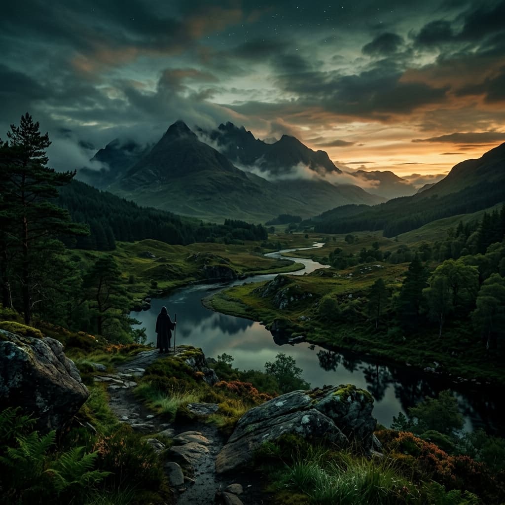 Mystical Nature Background